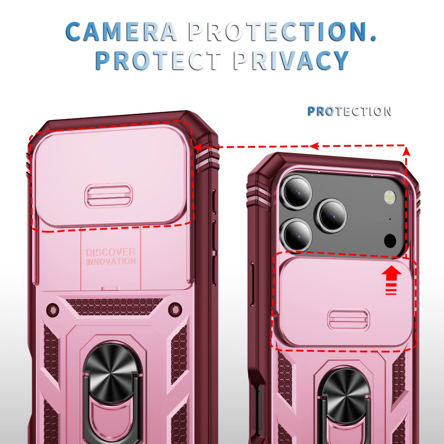 CAMERA PROTECTION.  
PROTECT PRIVACY  
PROTECTION  
DISCOVER INNOVATION