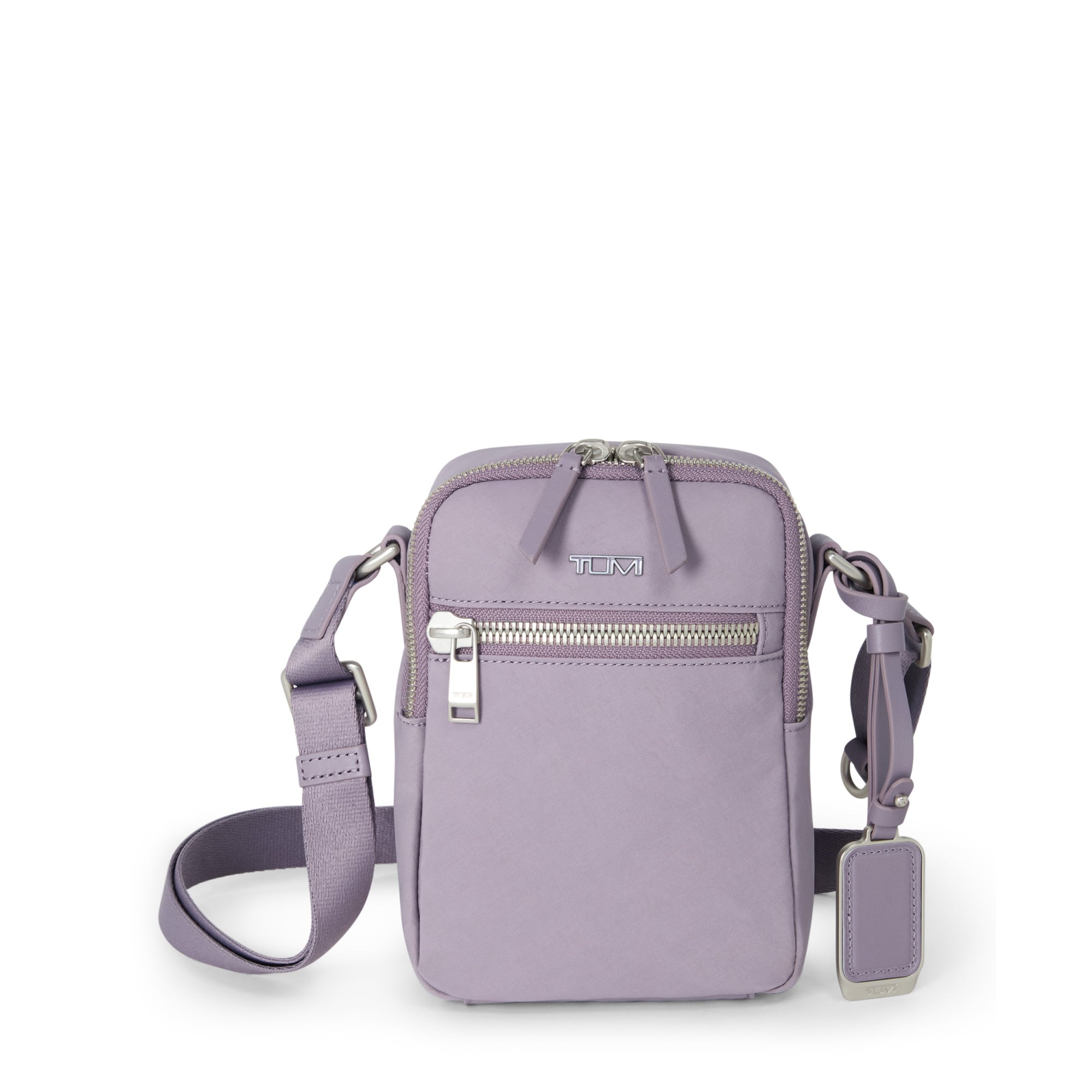 Front. TUMI - Voyageur Persia Crossbody Messenger Bag - Lavender.