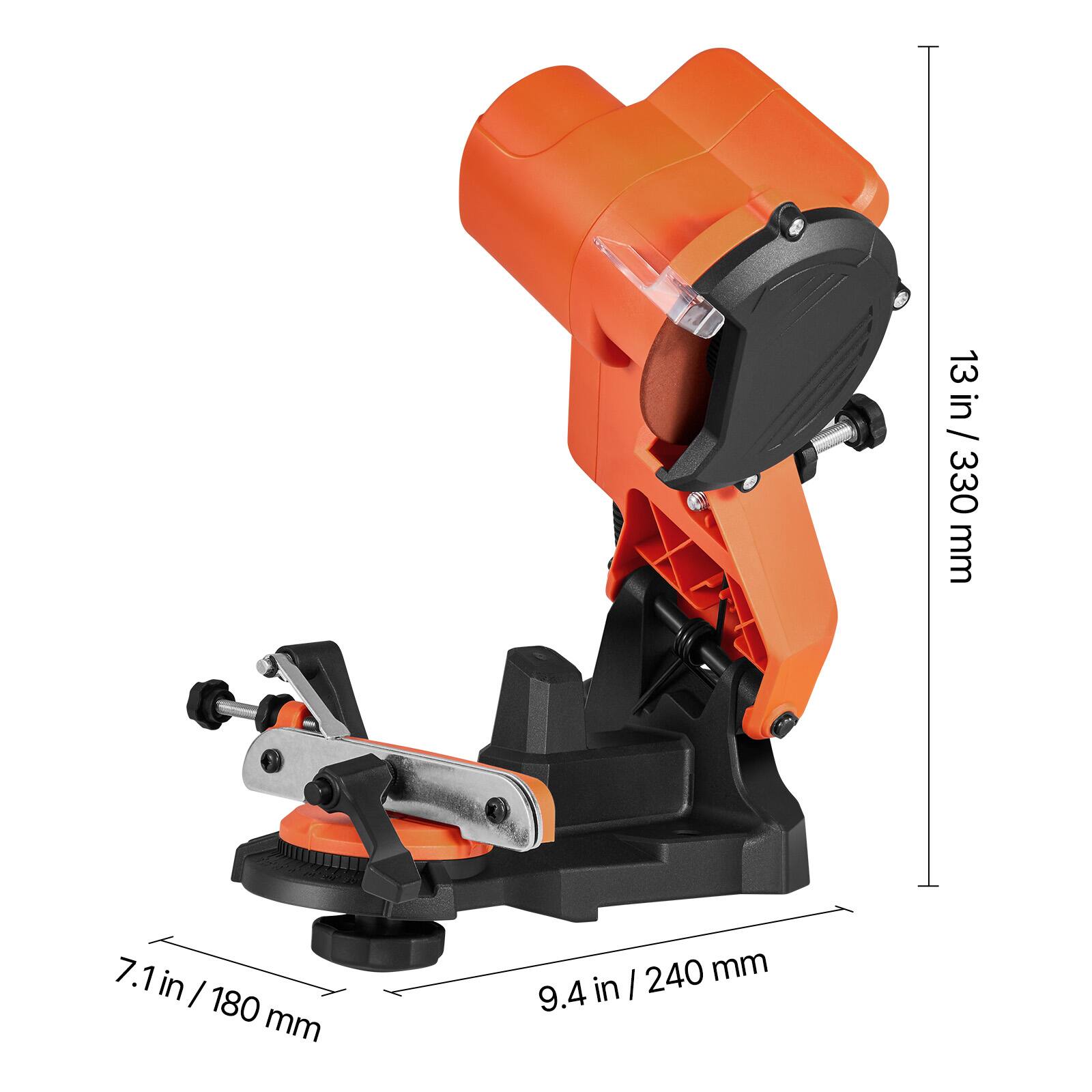 13 in / 330 mm  
7.1 in / 180 mm  
9.4 in / 240 mm