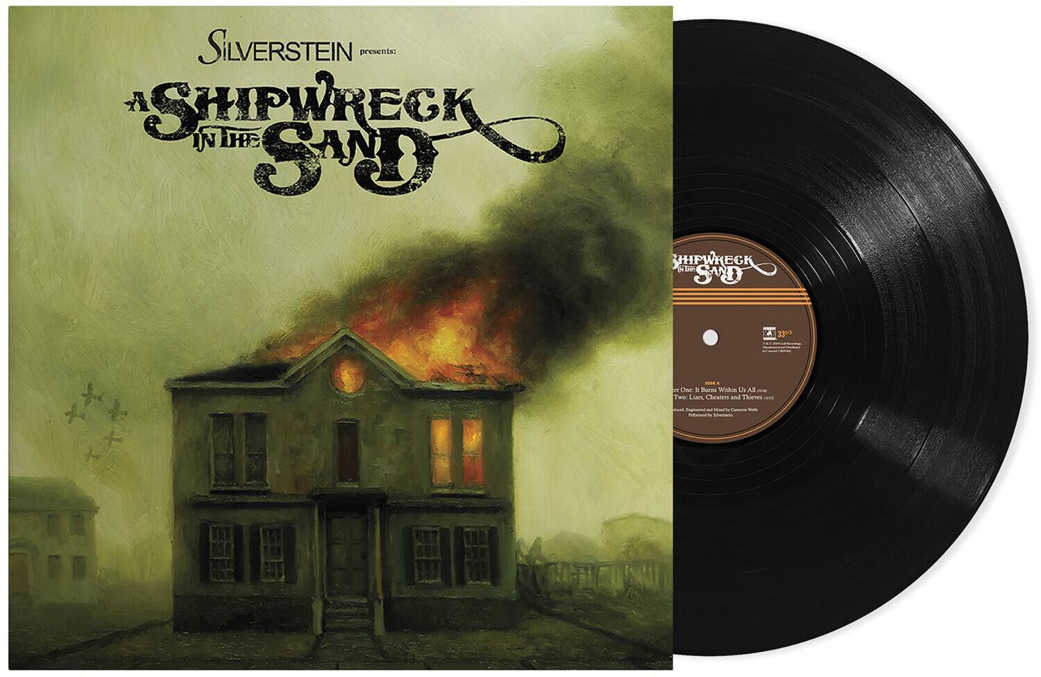 Silverstein presents:  
A Shipwreck in the Sand  

Side A  
1. Cee I Burn Within Us All  
2. Liar Clubbers and Thieves  

Side B  
1. Potzoo  
2. Mra  

33 1/3 RPM