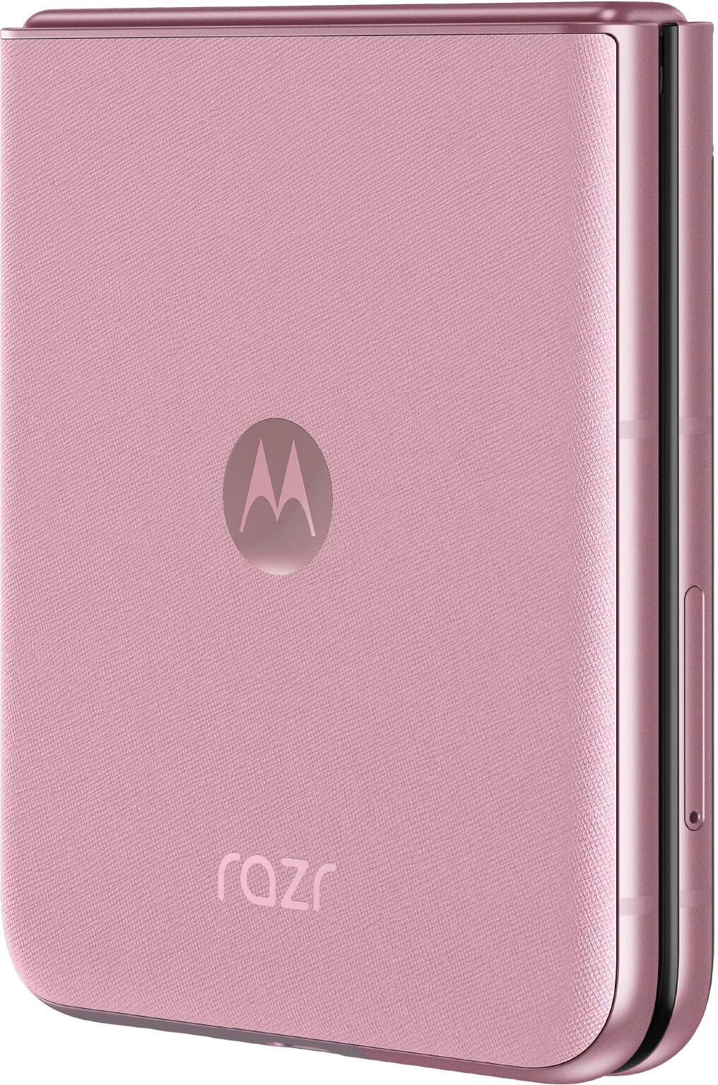 Alt View 7. Motorola - razr 2025 256GB (Unlocked) - PANTONE Parfait Pink.