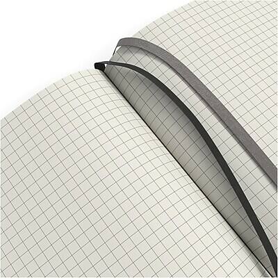 Alt View 2. TRU RED - TRU RED™ Medium Flexible Cover Graph Journal, Black (TR54778) - Black.