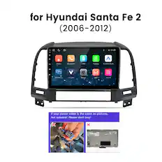 for Hyundai Santa Fe 2 (2006-2012)
- Radio
- Bluetooth
- USB
- Carplay
- Android Auto
- iOS Mirror
- Vi-Link
- Setup
- DSP
- Aux In
If your power cable is the same as pictures, Not suitable! Please don't buy!