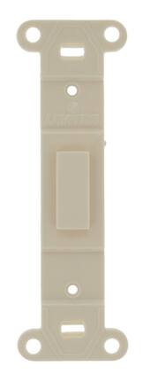 Leviton - Toggle Plastic Adapter Plate Blank No Hole 80700-T - White