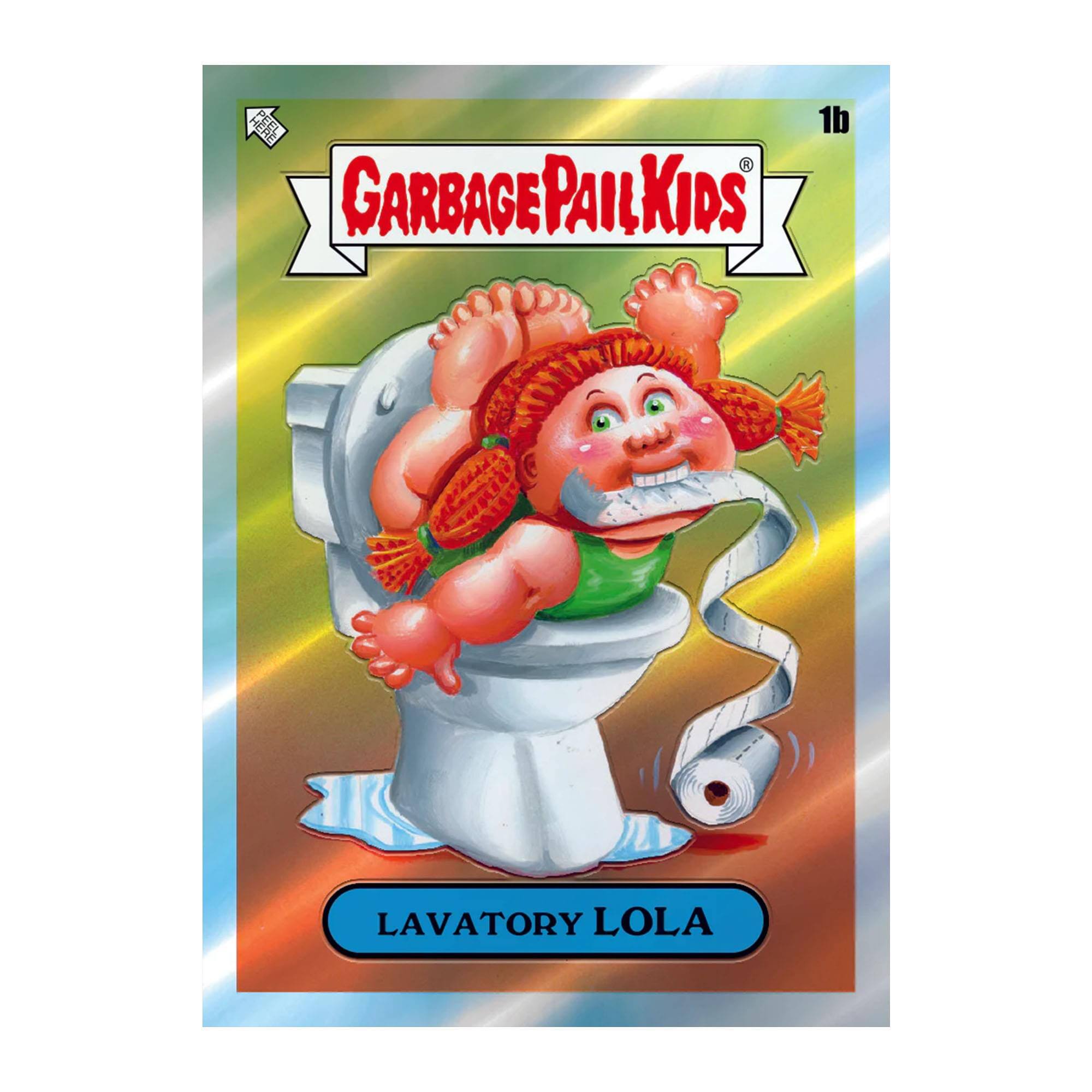 1b GARBAGE PAIL KIDS PAIL KIDS LAVATORY LOLA