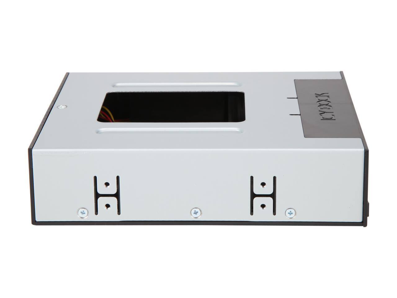 Alt View 2. Icy Dock - ICY DOCK flexiDOCK MB795SP-B Tray-less 2.5" and 3.5" SAS/SATA SSD/HDD Docking Enclosure for External 5.25" Drive Bay.