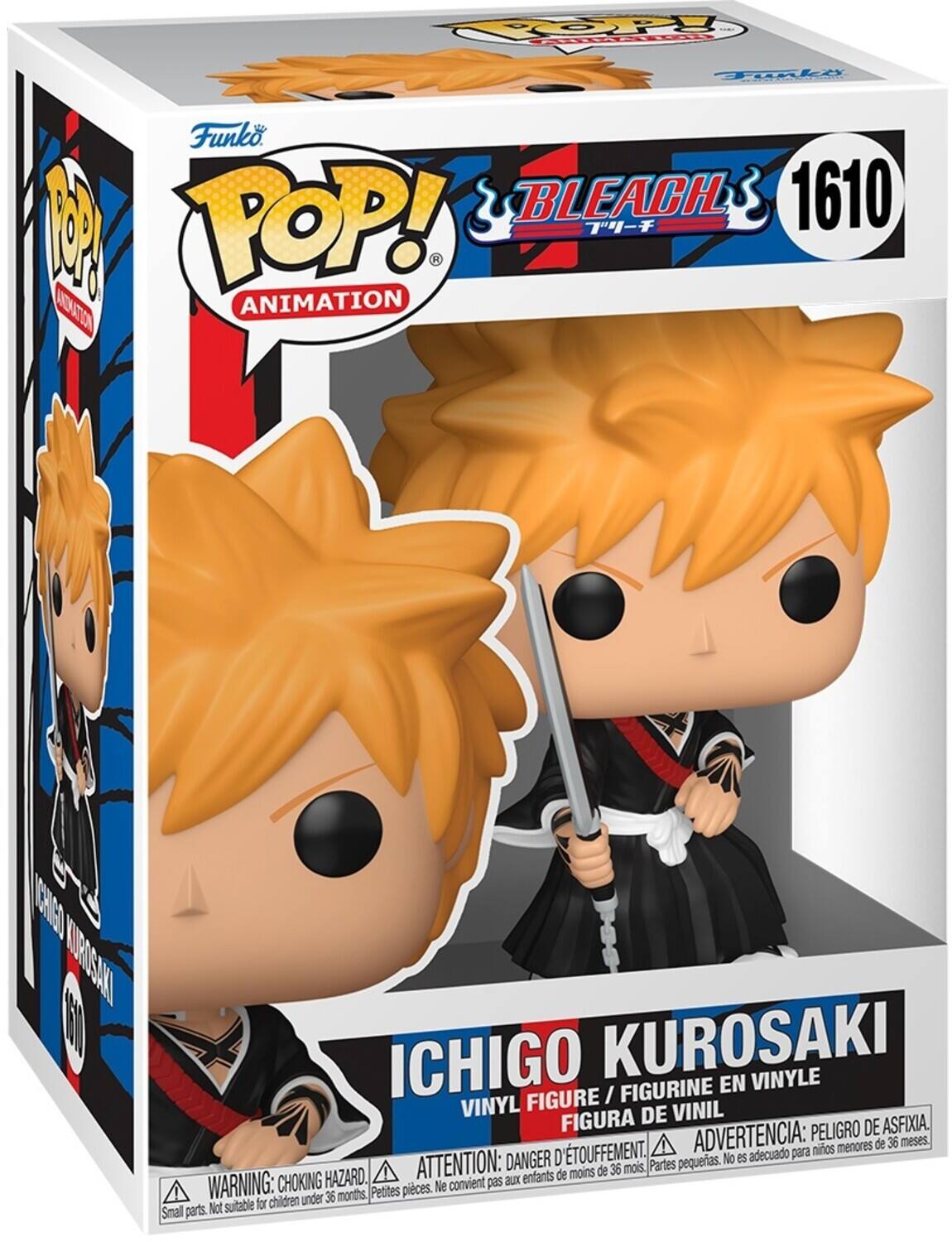 Funko POP! ANIMATION BLEACH 1610

ICHIGO KUROSAKI FIGURE / FIGURINE EN VINYLE / FIGURA DE VINIL

WARNING: CHOKING HAZARD. Small parts. Not suitable for children under 36 months. Petite pièces. Ne convient pas aux enfants de moins de 36 mois. Partes pequeñas. No es adecuado para niños menores de 36 meses. Peligro de asfixia. D'étouffement. DANGER d'étouffement. ADVERTENCIA: peligro de asfixia. para niños menores de 36 meses.