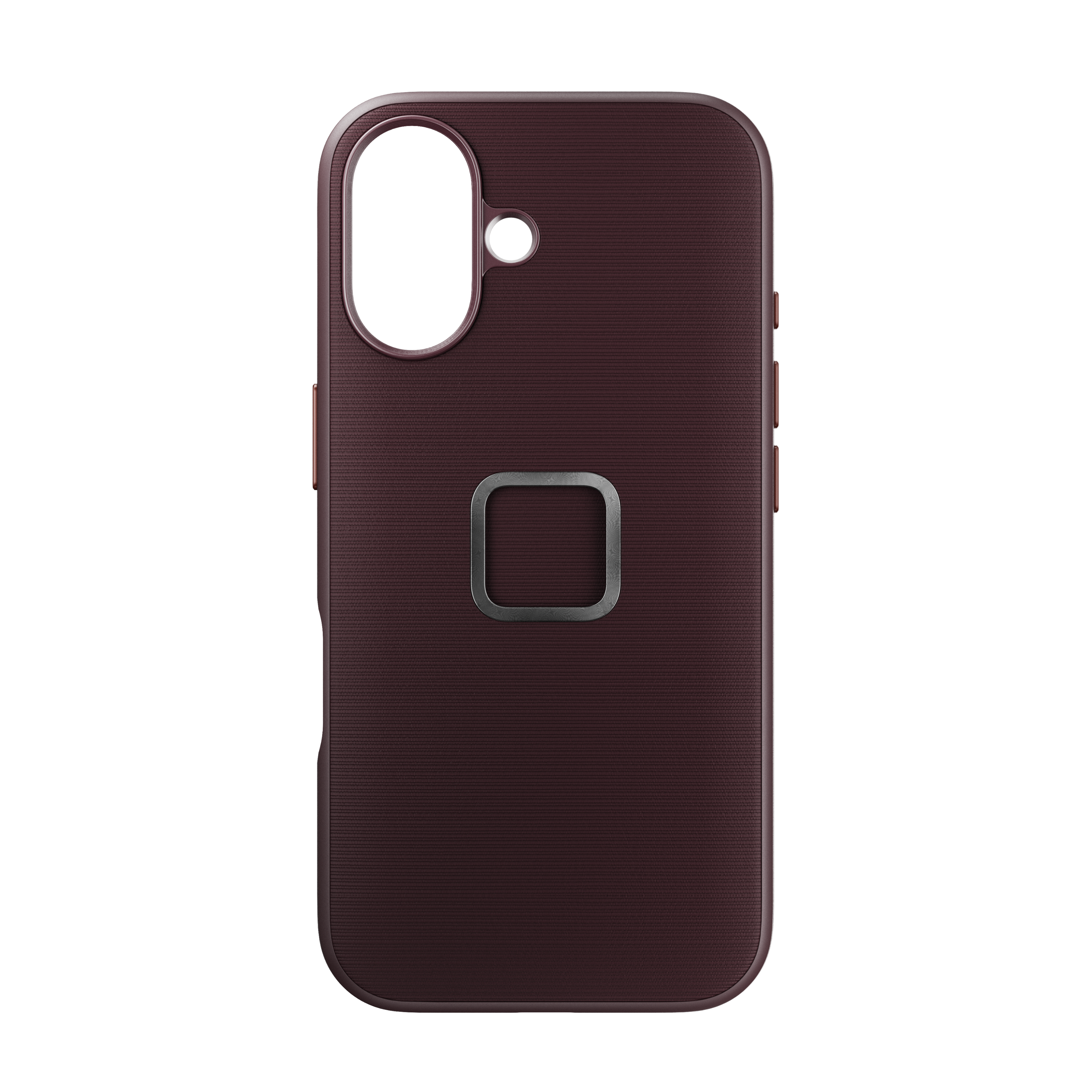 Front. Peak Design - Everyday Fabric Case for iPhone 16 - Eclipse.