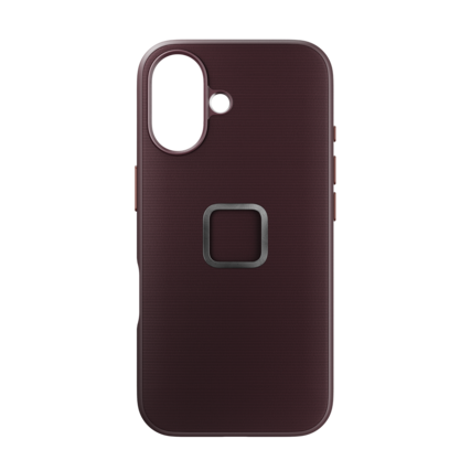 Front. Peak Design - Everyday Fabric Case for iPhone 16 - Eclipse.