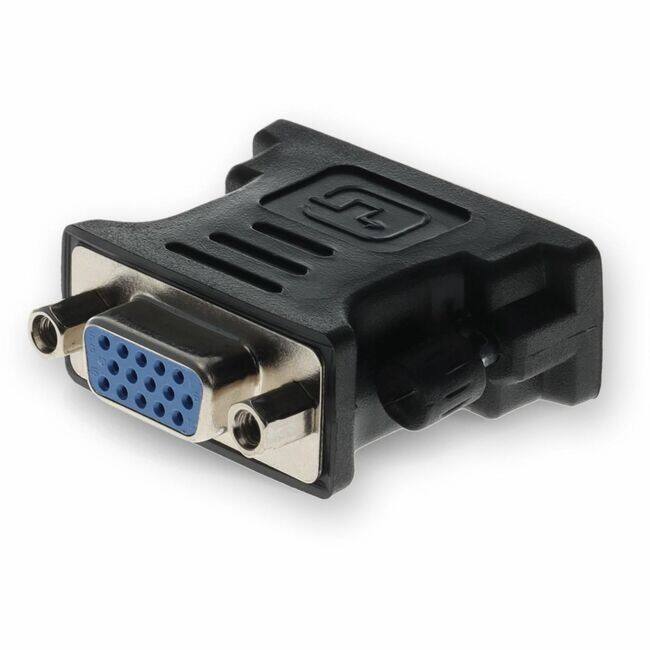 Front. AddOn - ADDON 5 PACK OF DVI-I (29 PIN) MALE TO VGA FEMALE BLACK ADAPTER, 3 YEARS WARRANT - Black.