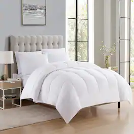 Sweet Home Collection - All Season Reversible Bed-in-A-Bag Solid Color Comforter & Sheet Set, Full - White