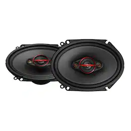 Pioneer - Refurbished Excellent - TS-801M Custom Fit 6x8" 80W RMS 4-Way Coaxial Speakers 4 Ohm