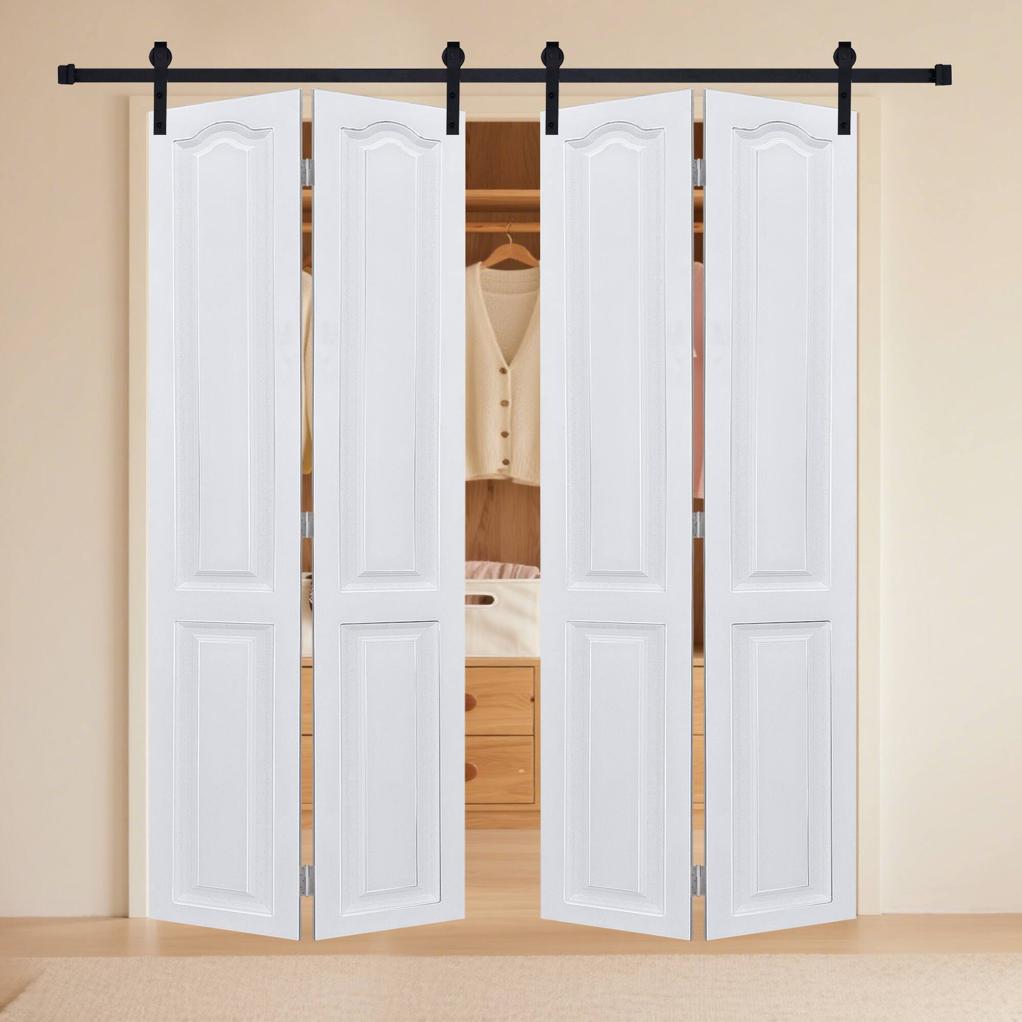 Boyel Living Interior Barn Door 36 in L x 0.75 in W x 84 in H with ...