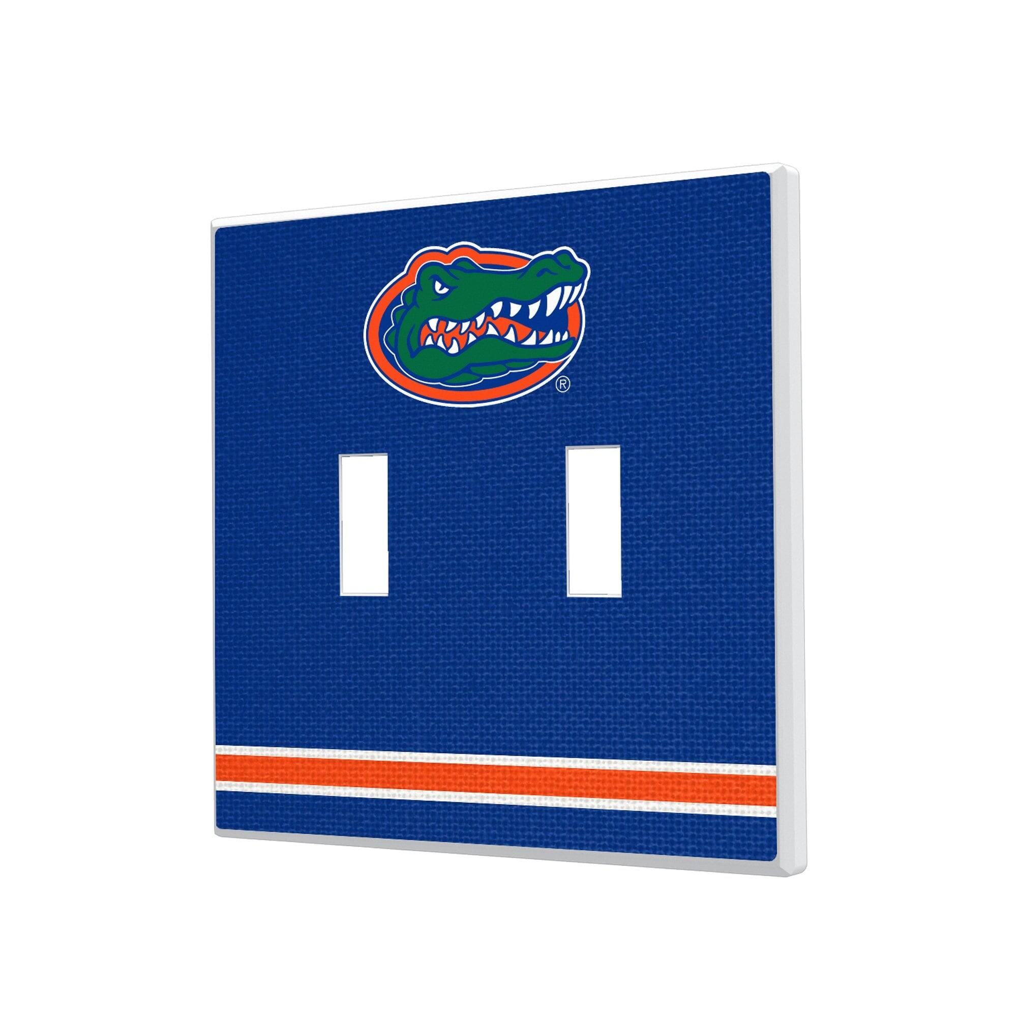 Keyscaper - Florida Gators Stripe Design Double Toggle Light Switch Plate - Multicolor price history on PriceWatchPro