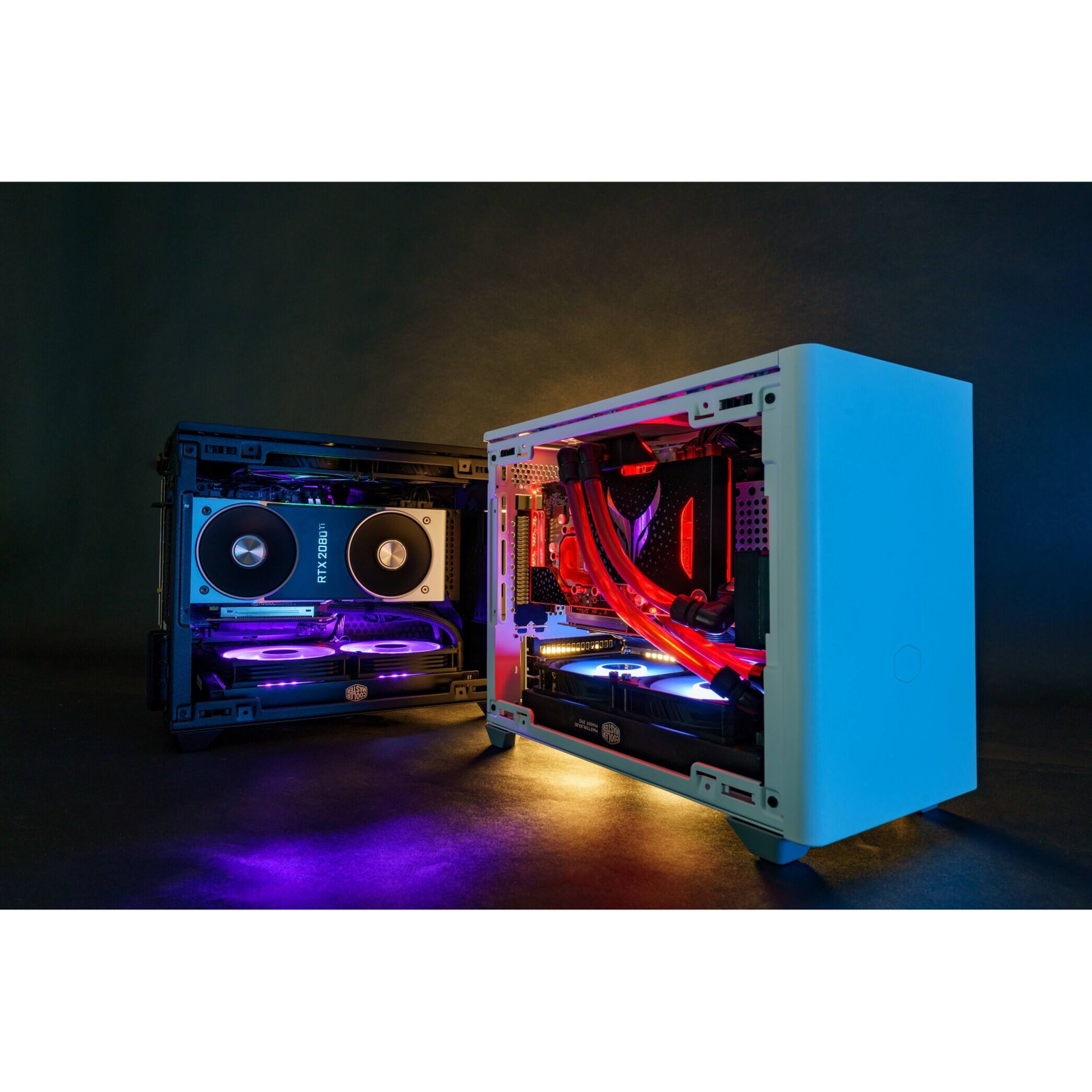Alt View 40. Cooler Master - MasterBox MCB-NR200-KNNN-S00 Mini ITX/Mini DTX Mini-tower Case - Black.