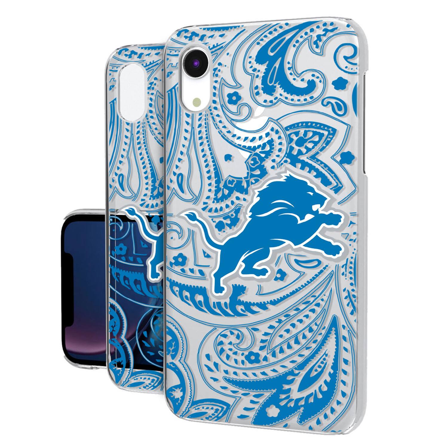 Keyscaper - NFL - Detroit Lions iPhone Clear Paisley Design Case - 14 Pro - Multicolor price history on PriceWatchPro