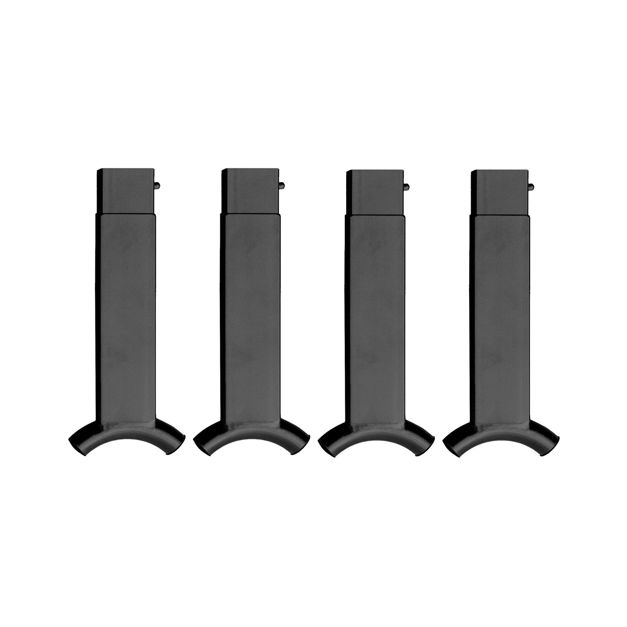 Alt View 1. Disc-O-Bed - Disc-O-Bed Stack Adapter Kit for Disc-O-Bed 2XL Cot Systems to Bunk Beds, Black - Black.