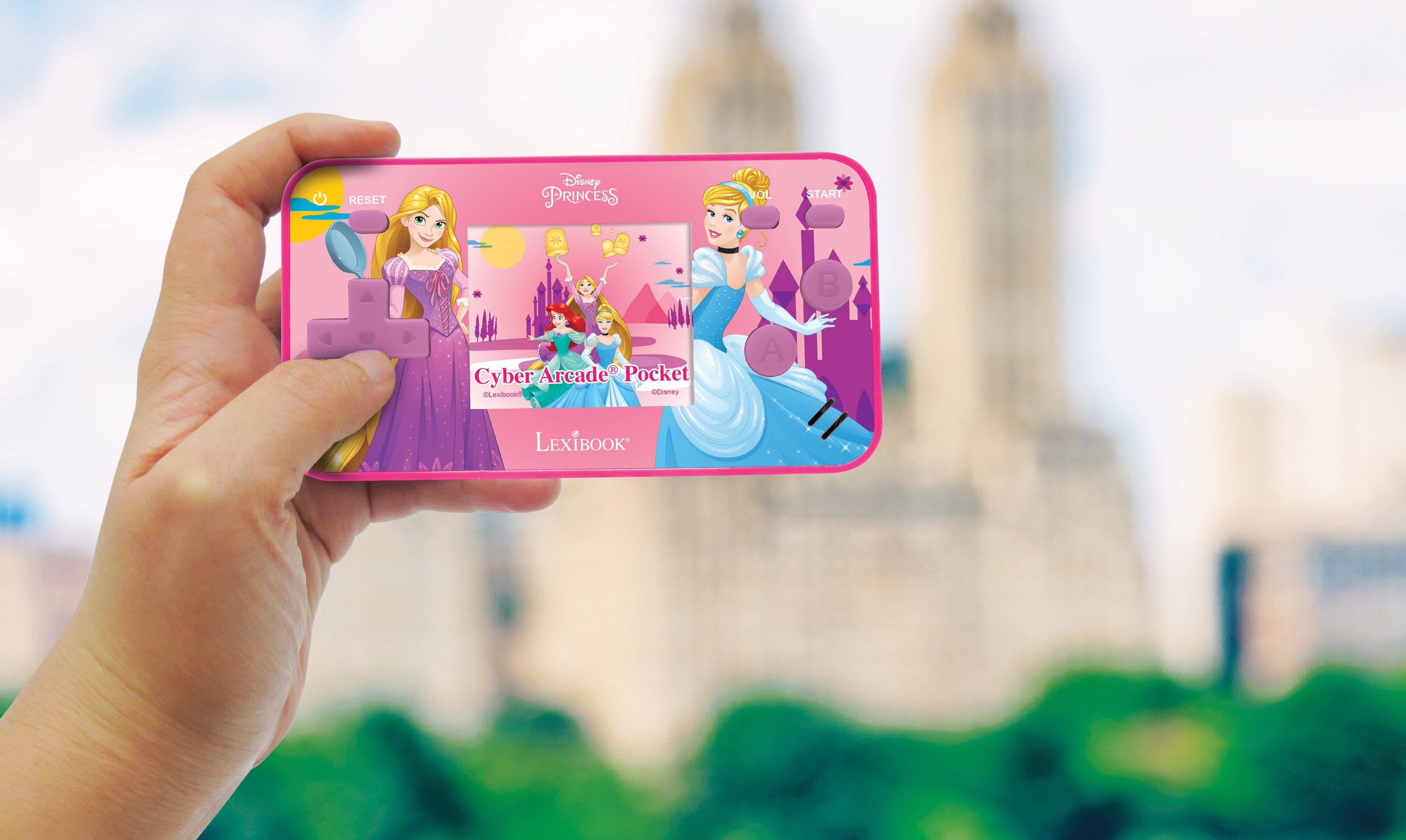 RESET Disney PRINCESS OU START S B Cyber Arcade* Pocket LEXIBOOK