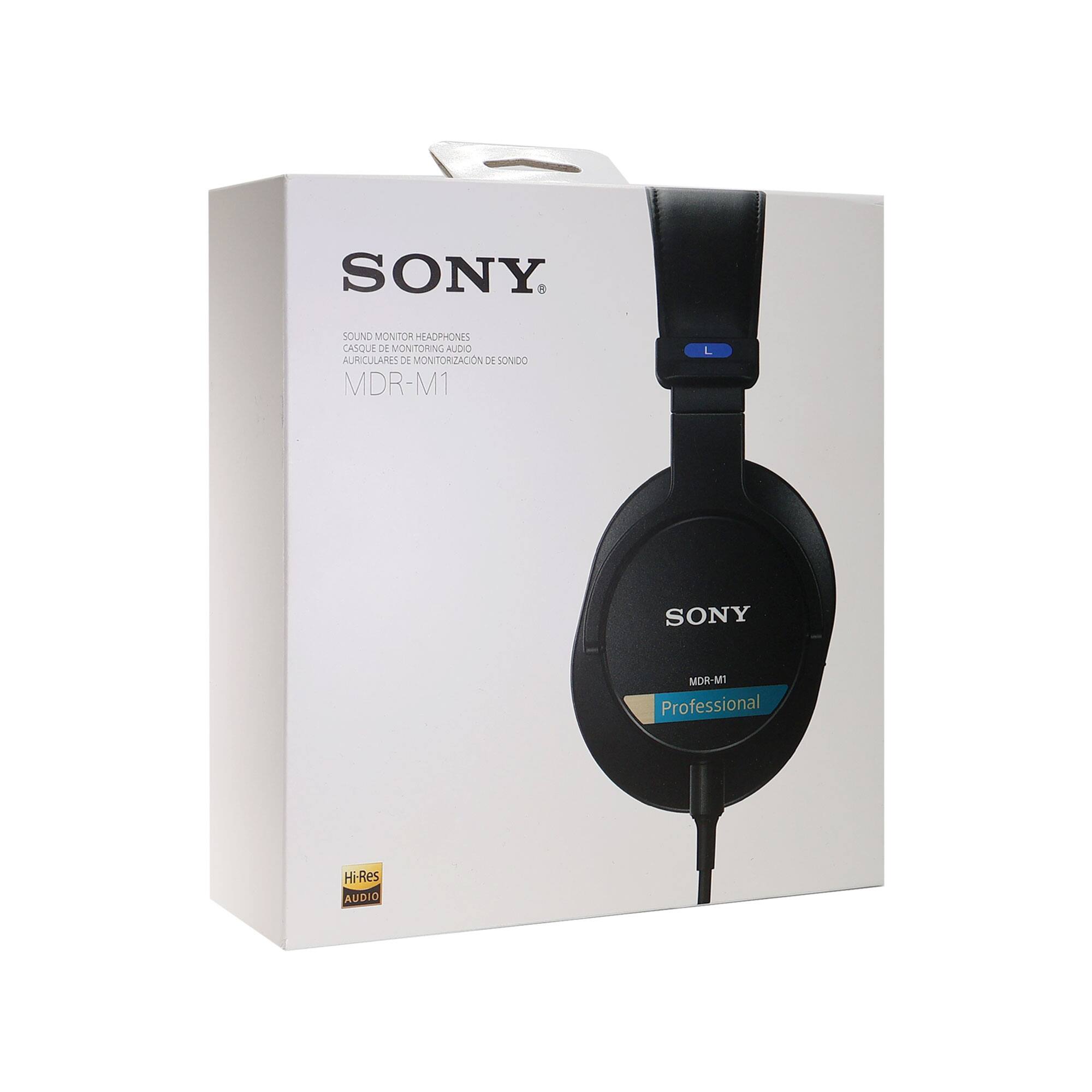 SONY SOUND MONITOR HEADPHONES CASQUE DE MONITORING AUDIO AURICULARES DE MONITORIZACION DE SONIDO MDR-M1 SONY MDR-M1 Professional HiRes AUDIO