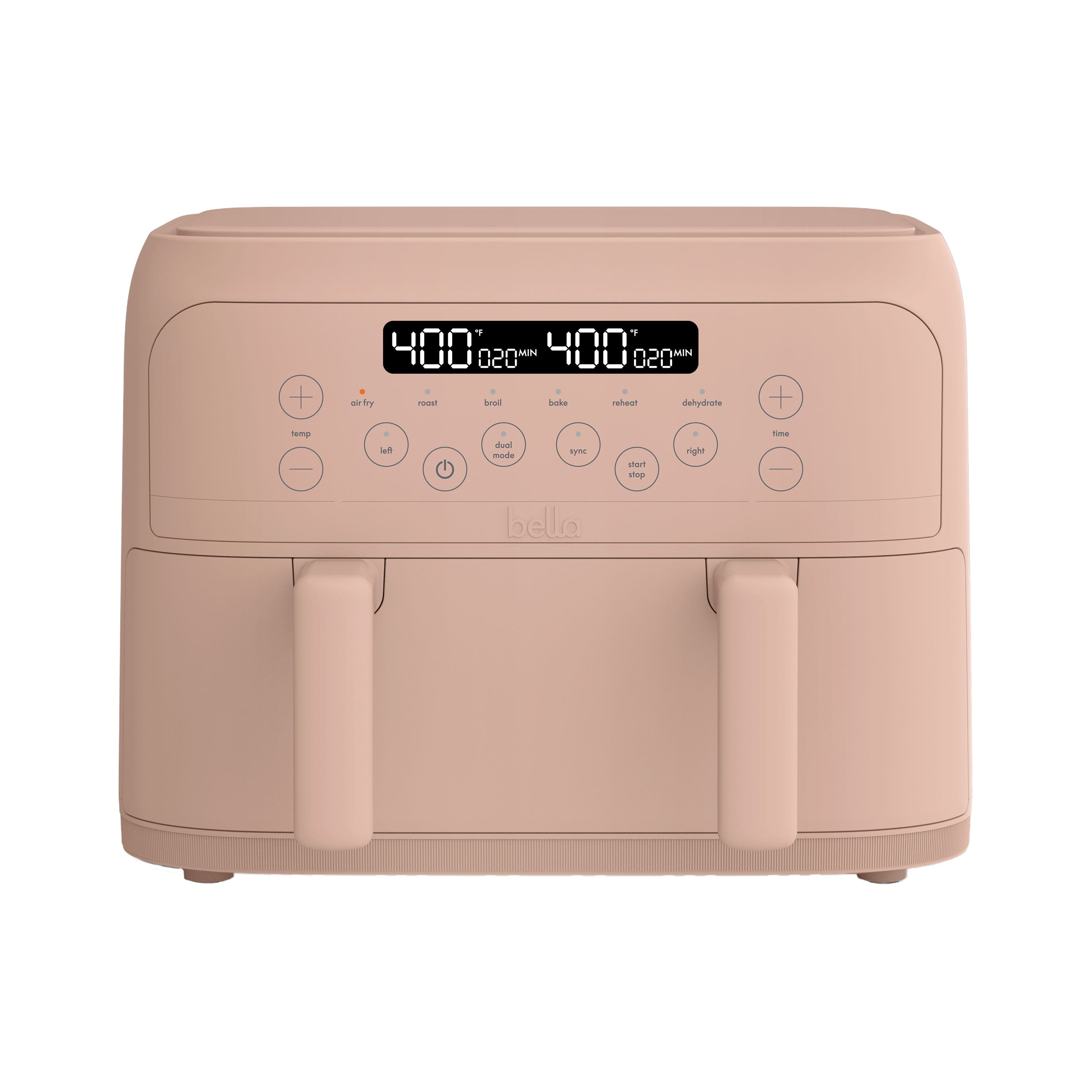 Bella - 4-qt. TriZone Air Fryer - Blossom - Front_Zoom