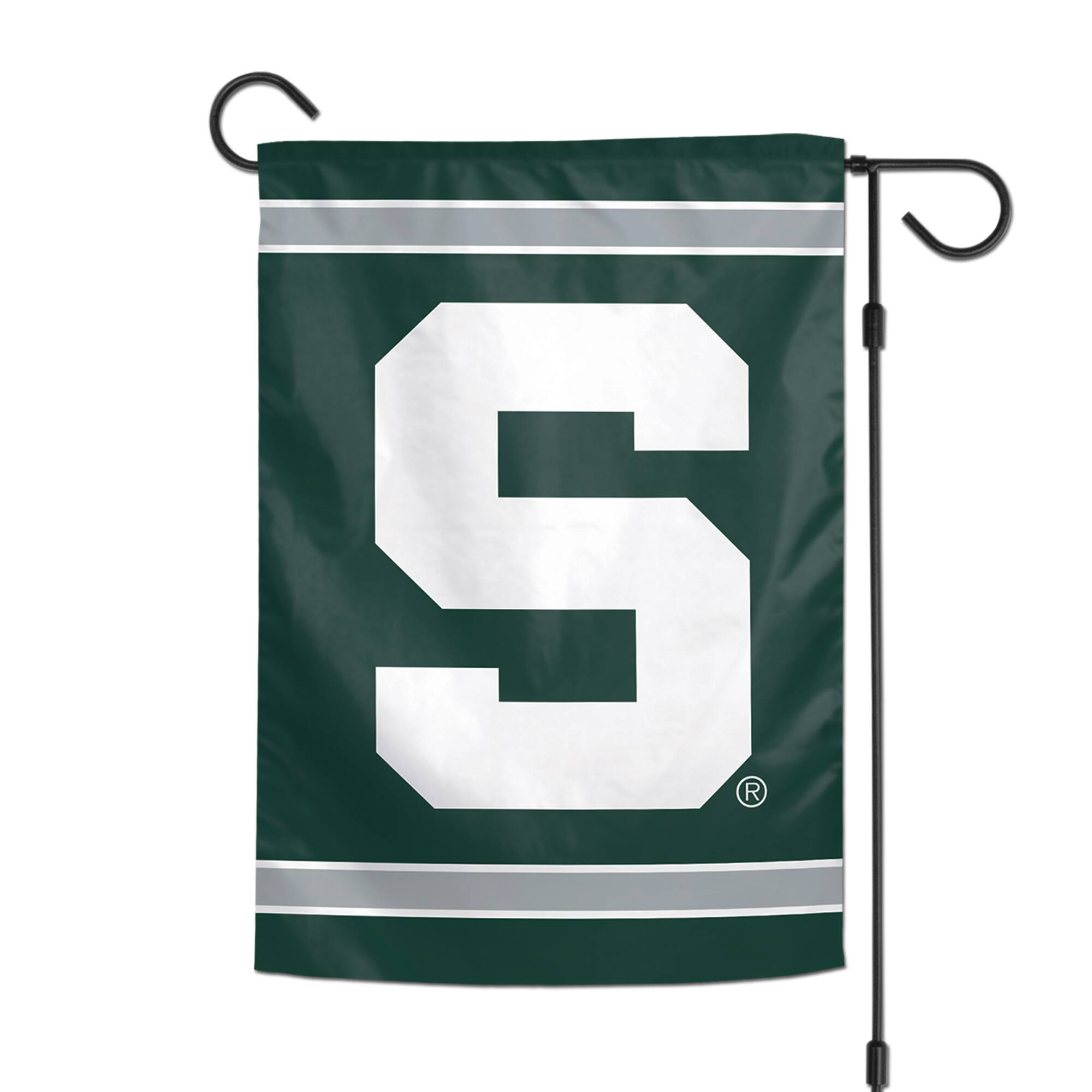 Alt View 1. WinCraft - Michigan State Spartans 12" x 18" Double-Sided Garden Flag - Multicolor.