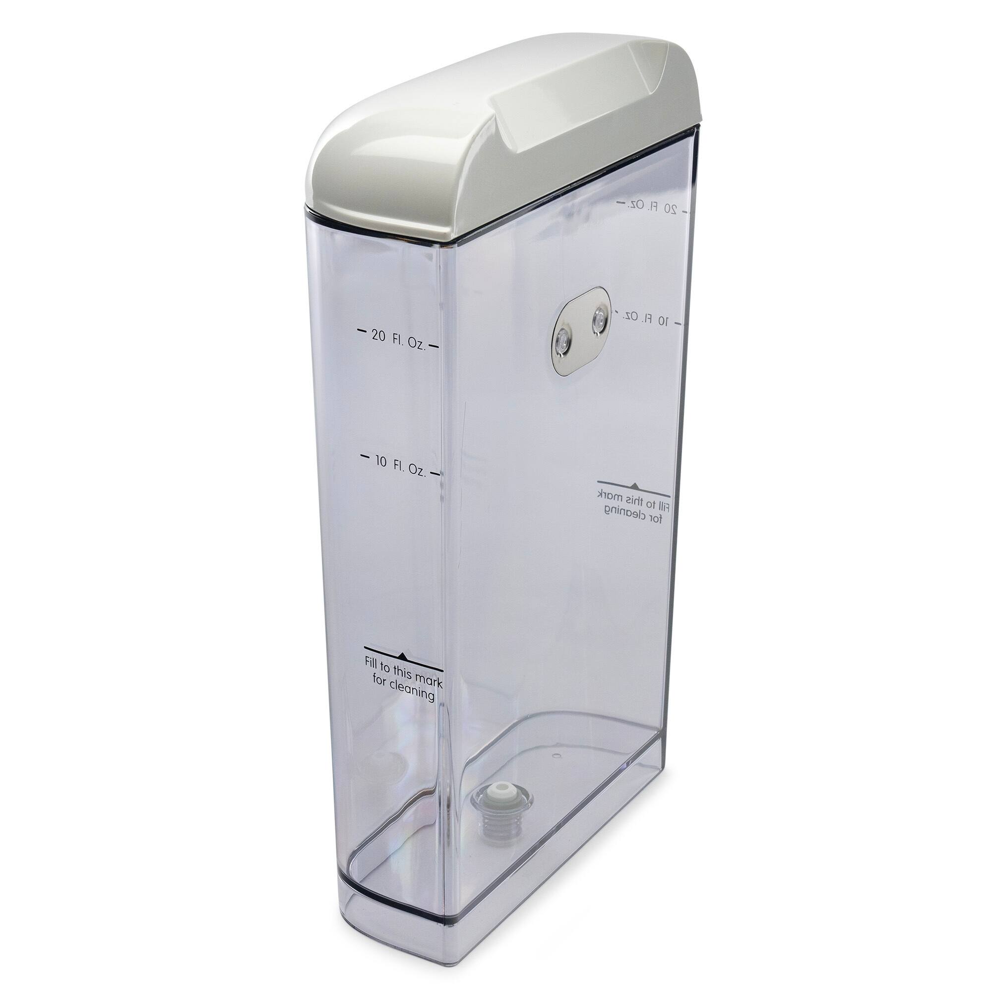 - 20 FL OZ -
- 10 FL OZ -
Fill to this mark for cleaning
Fill to this mark for cleaning