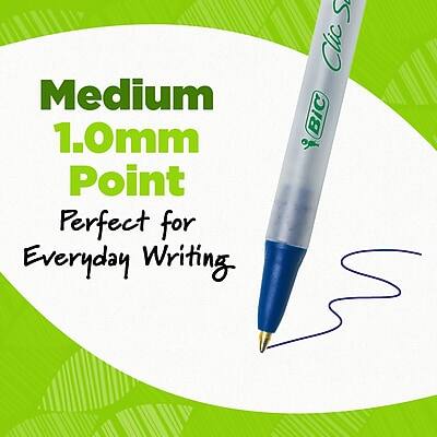Medium 1.0mm Point  
Perfect for Everyday Writing