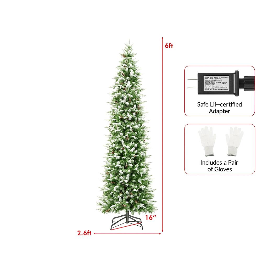 6ft  
Safe Lil-certified Adapter  
Includes a Pair of Gloves  
16"  
2.6ft