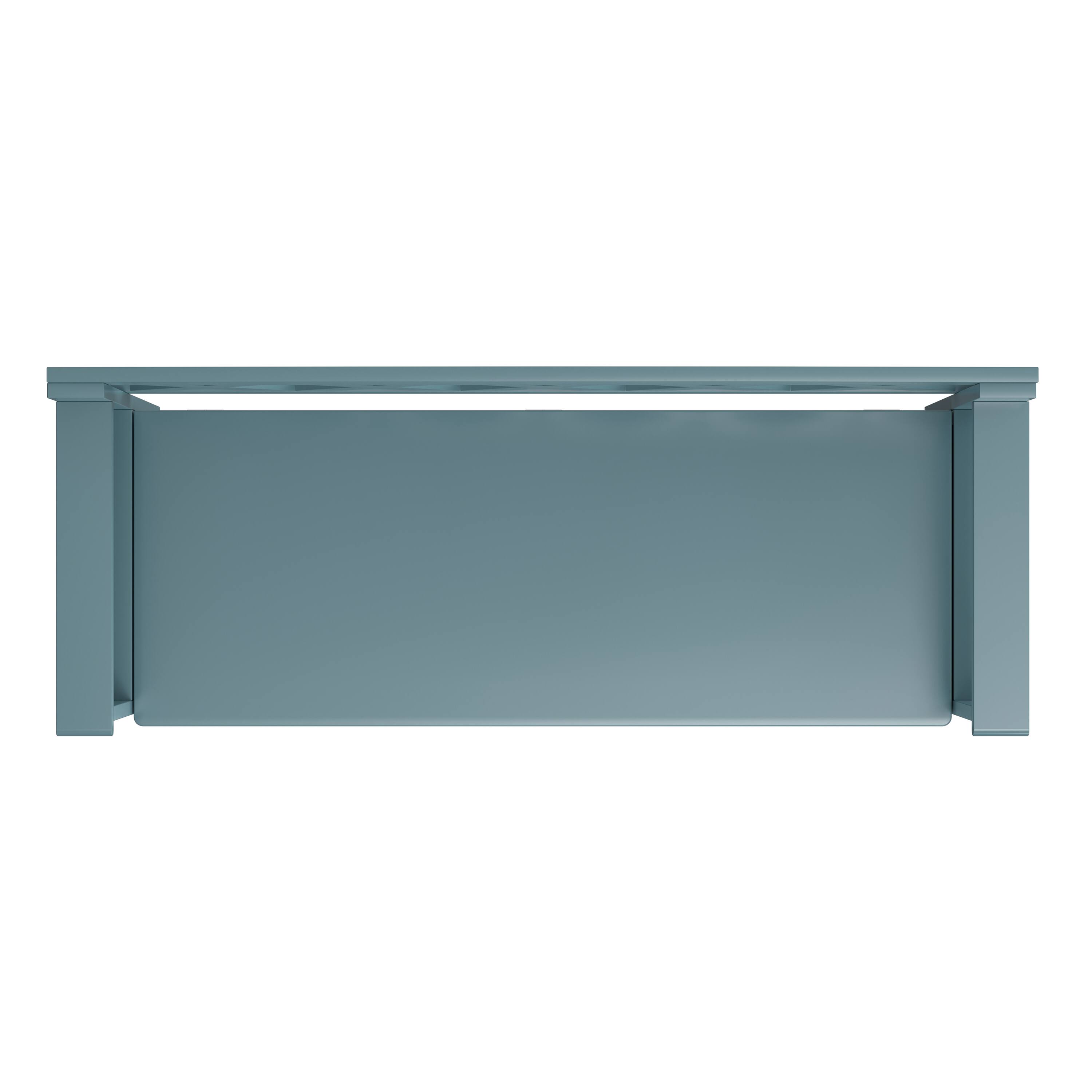 Alt View 1. Simpli Home - Amherst 48 inch Wide Solid Wood Transitional Entryway Storage Bench in French Blue - French Blue.