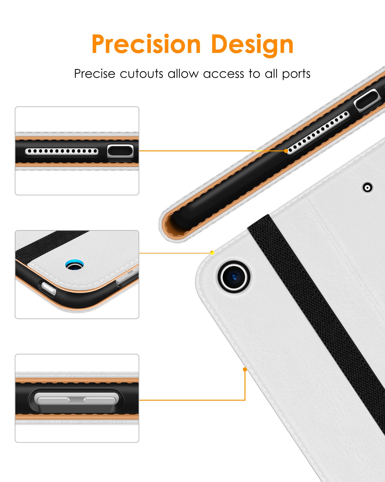 Precision Design  
Precise cutouts allow access to all ports