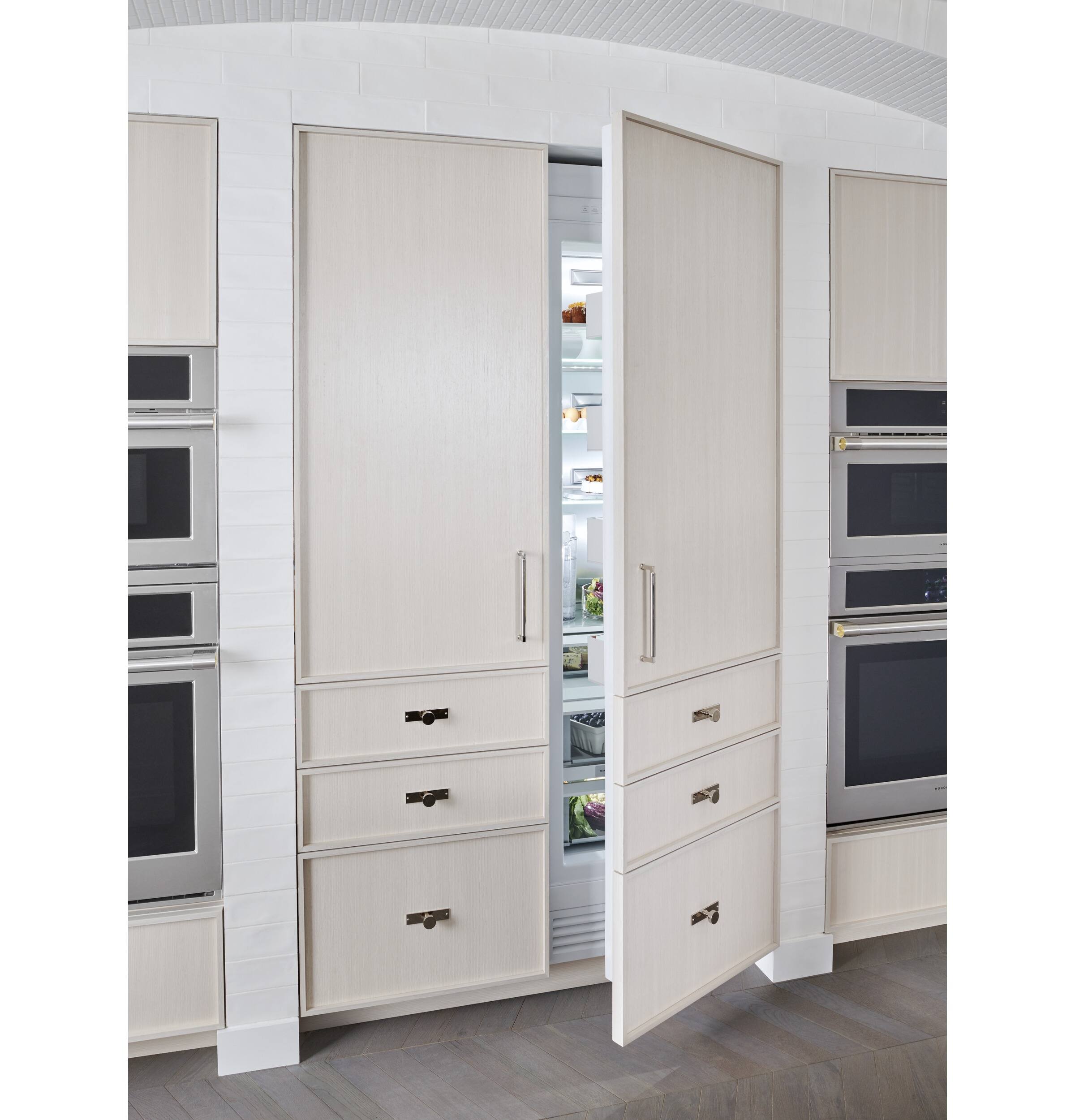 Alt View 14. Monogram - 13.3 Cu. Ft. Column Smart Refrigerator with Ramp-Up LED Interior Lighting - Custom Panel Ready.