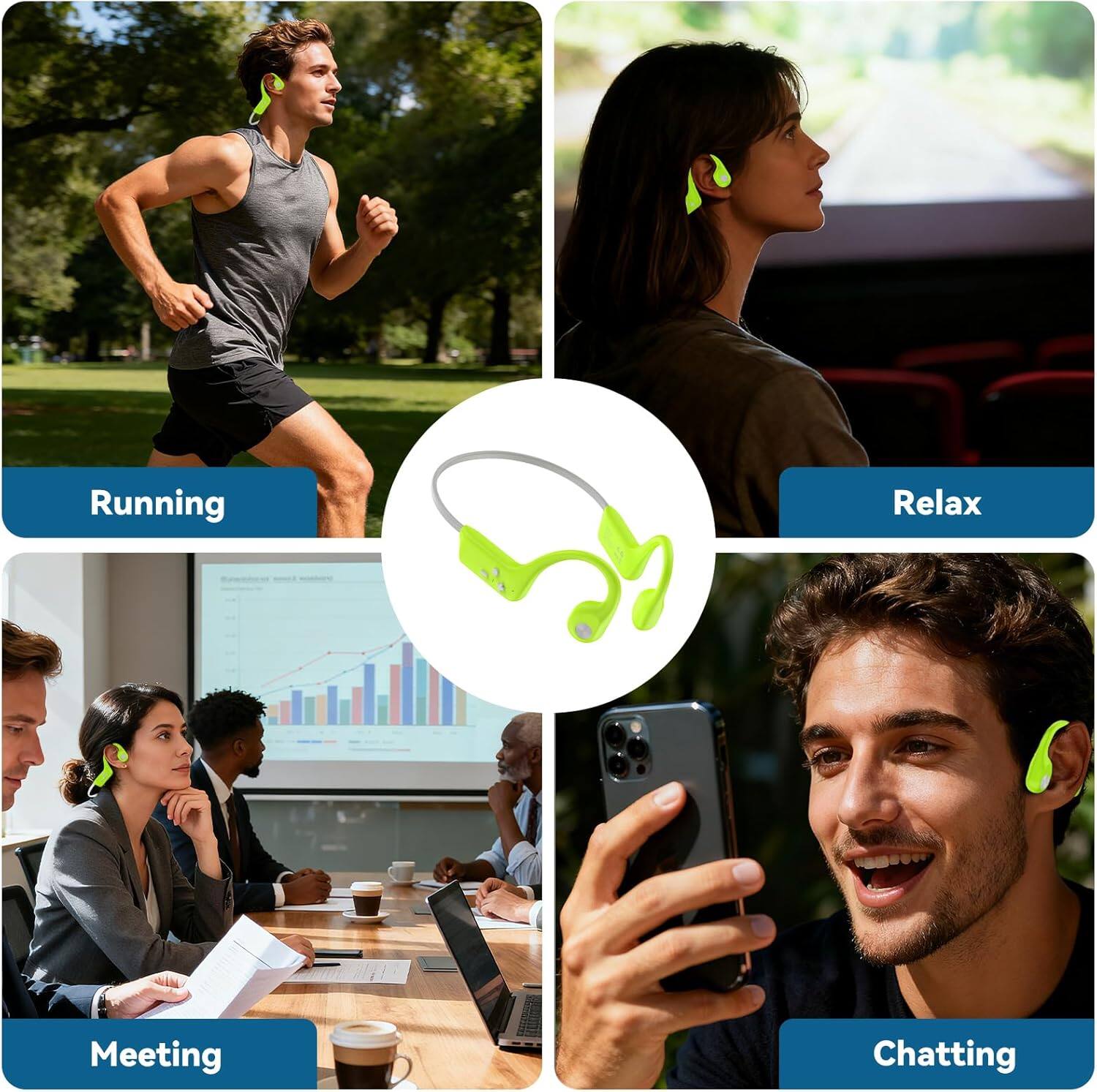 Running  
Relax  
Meeting  
Chatting