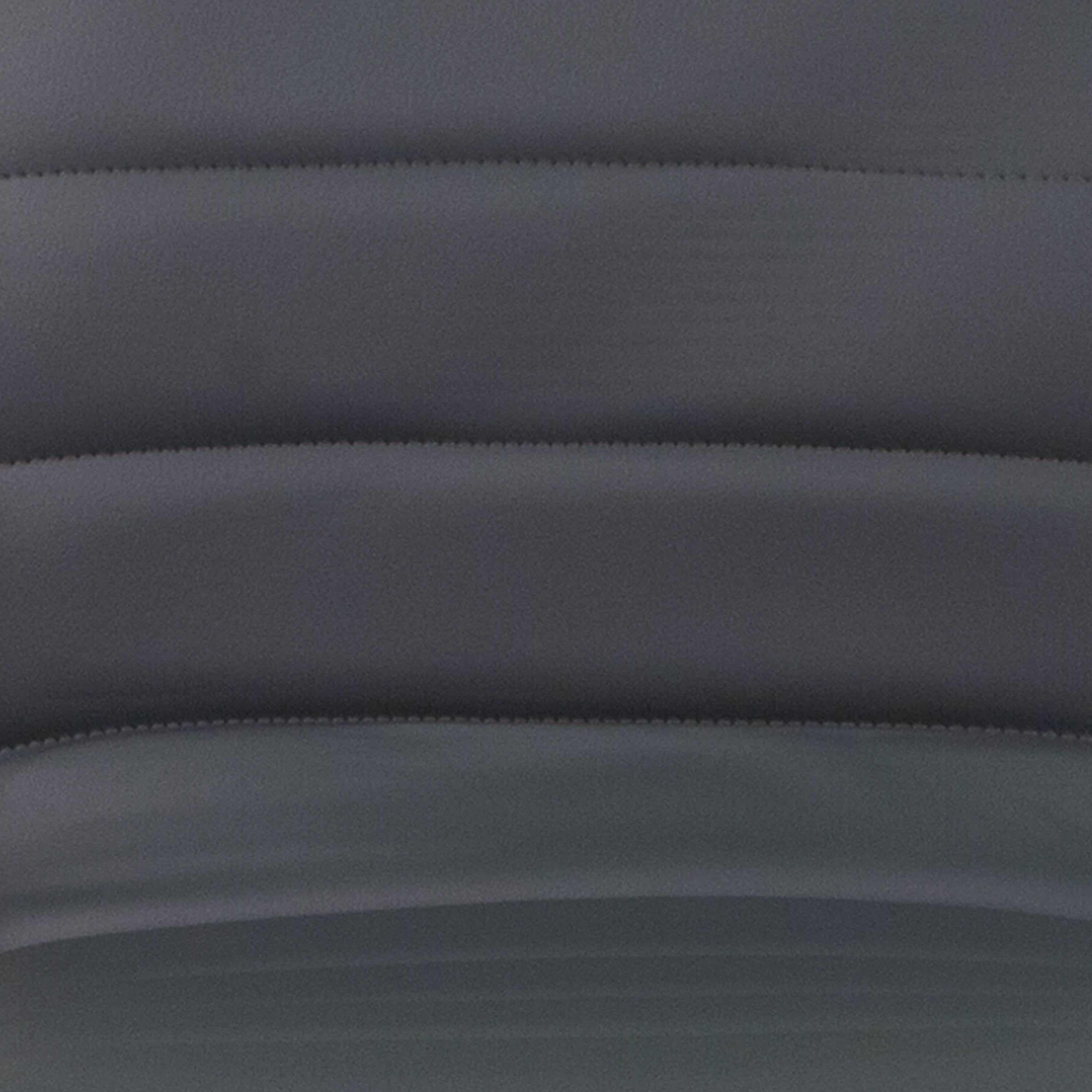 Alt View 18. Alamont Home - Modern Vinyl Adjustable Height Barstool with Horizontal Stitch Back - Gray.
