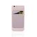 Angle. Kitcheniva - Universal Adhesive Pocket Stick-On Wallet For Cell Phone - Light Pink.