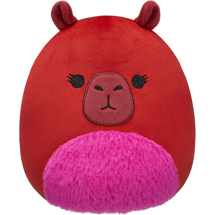 Front. Jazwares - Squishmallows: Marcia the Maroon Capybara - 8" Plush.