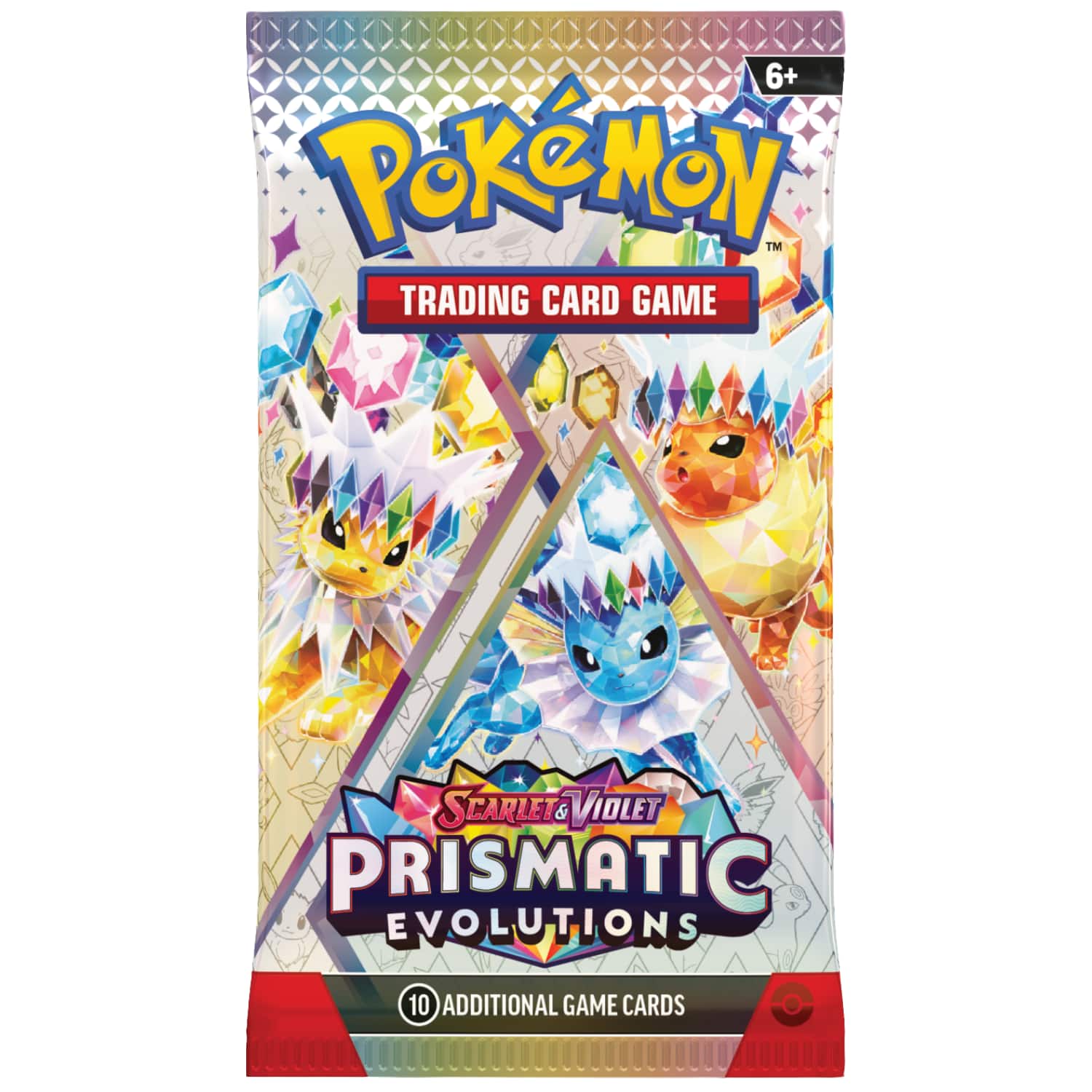 Pokémon - Pokemon SV8.5 Scarlet and Violet Prismatic Evolutions Booster Pack | Vaporeon, Jolteon and Flareon price history on PriceWatchPro