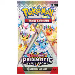 Pokémon - Pokemon SV8.5 Scarlet and Violet Prismatic Evolutions Booster Pack | Vaporeon, Jolteon and Flareon