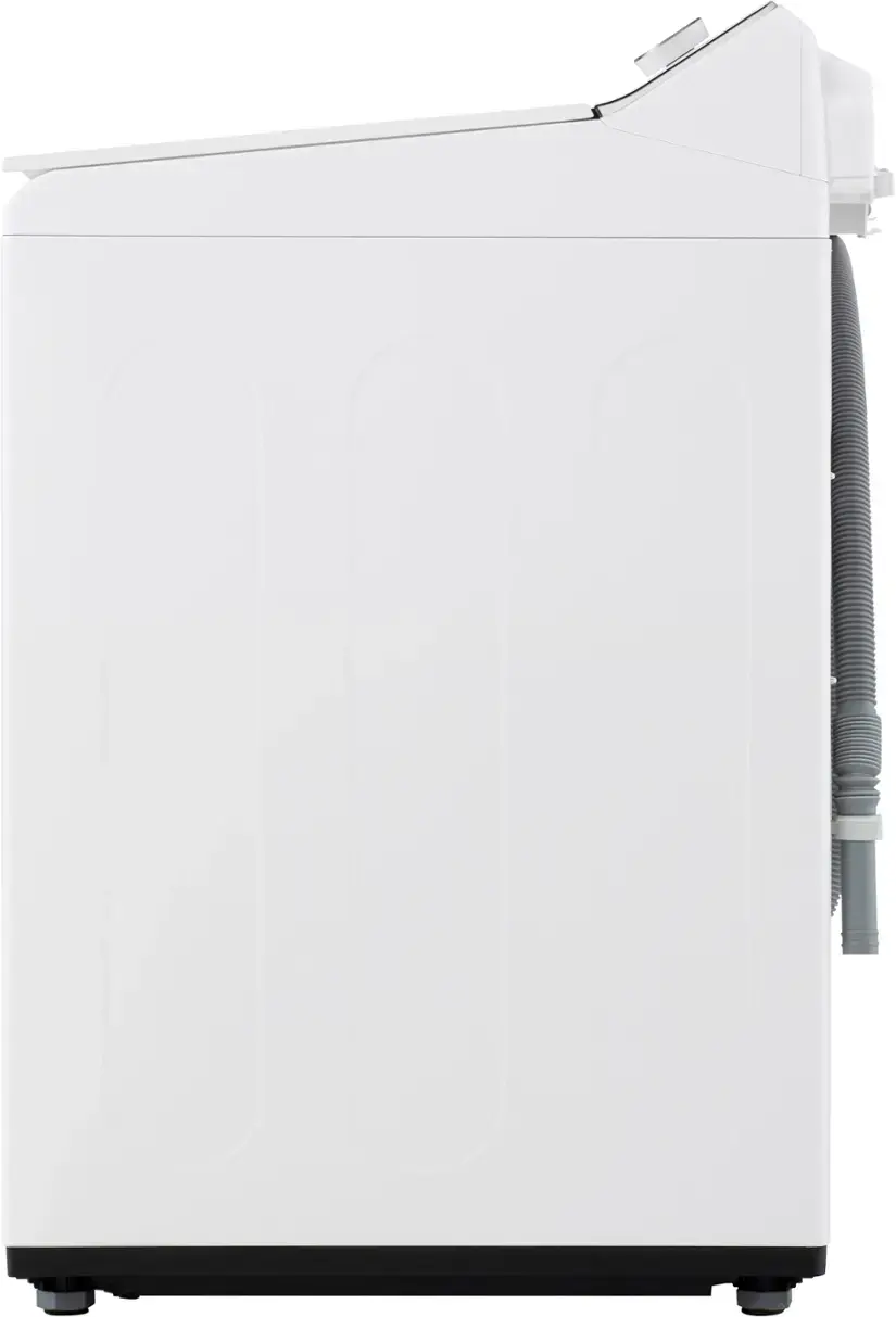 Alt View 24. LG - 4.8 Cu. Ft. High-Efficiency Smart Top Load Washer with EasyUnload - Alpine White.
