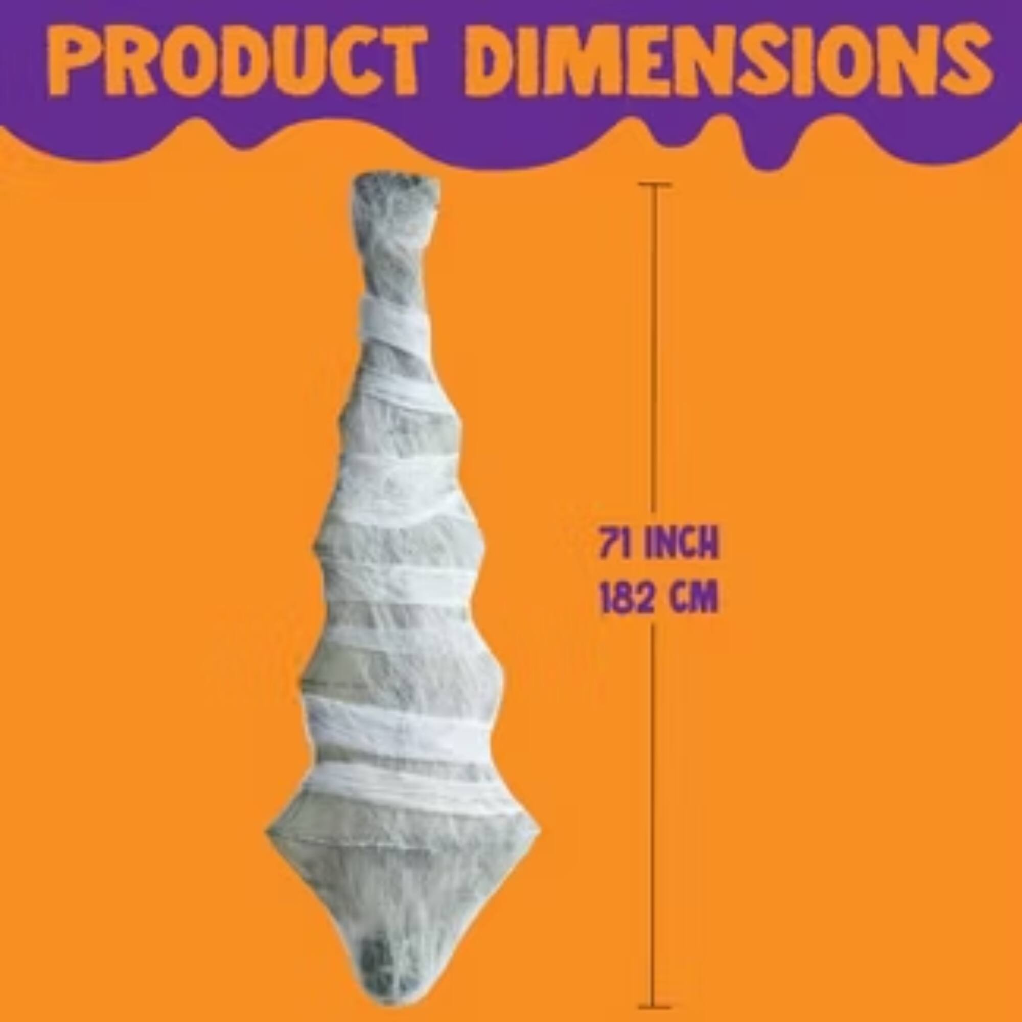 PRODUCT DIMENSIONS  
71 INCH  
182 CM