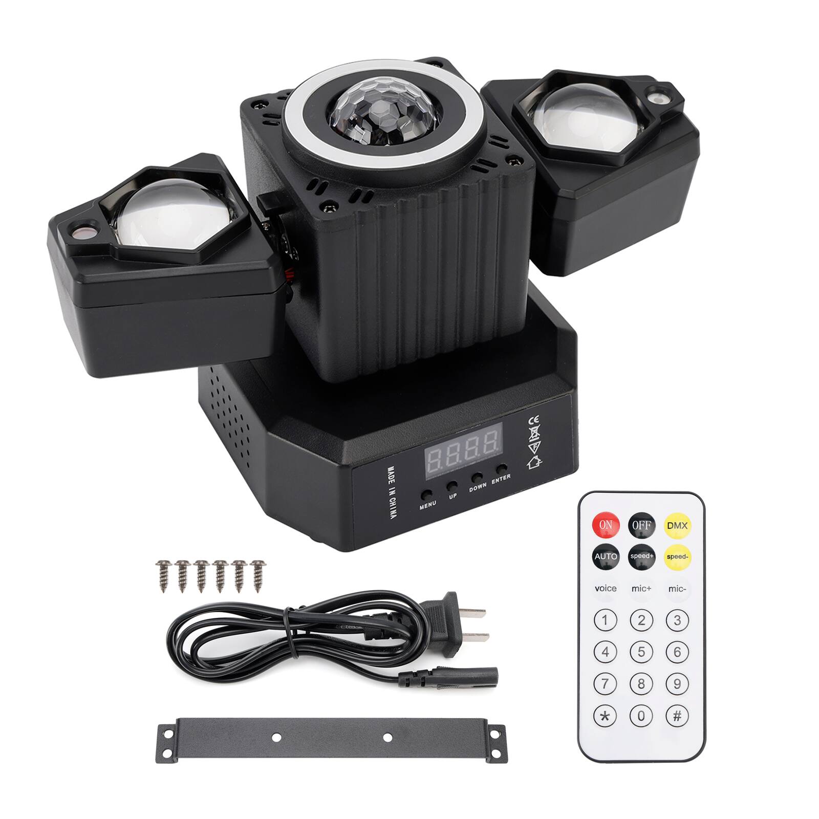 Topteng Moving Head Light with Disco Ball – DMX512, Red/Green Laser ...