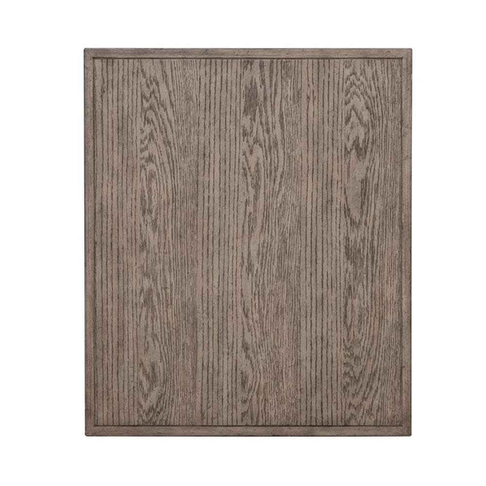 Alt View 1. Liberty Furniture Industries - City Scape Metal Accent Oak Wood End Table for Living Room Burnished Beige - Burnished Beige.