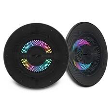Front. DS18 Audio - NXL 6.5" 2-way Coaxial Speaker with Built-in Driver and Grille (Pair), 150W RMS 4-Ohm - Black.