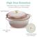 High Heat Retention
Designed to keep your meals hot & fresh for easy transfer to your dining table
- Tight Fitting Lid
- Thick Cast-Iron Walls
- Condensation Bumps Lock in Moisture