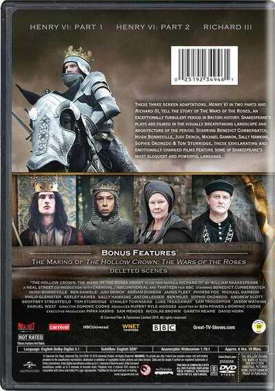 (未使用･未開封品)Hollow Crown: The Wars of the Roses [DVD] [Import] The Hollow Crown: The Wars of the Roses : Target