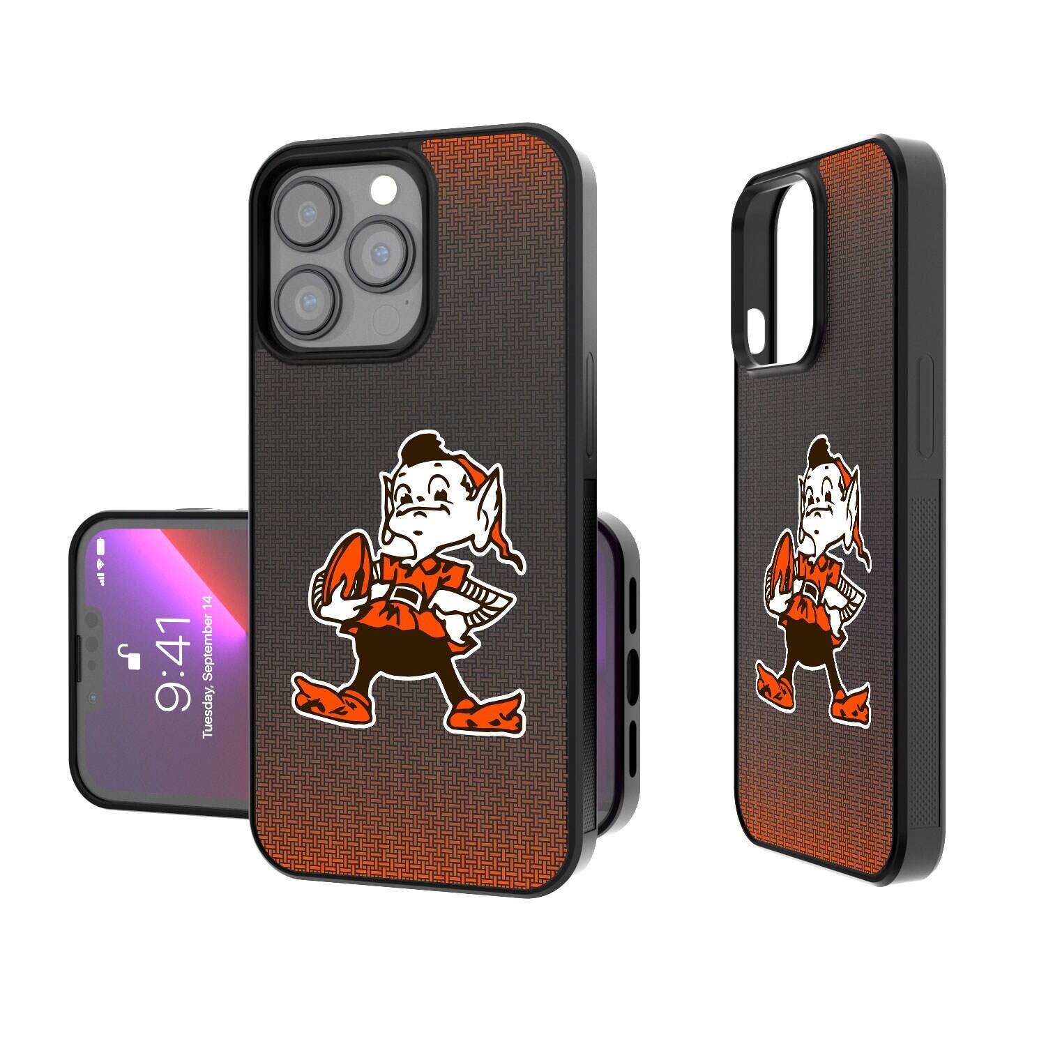 Keyscaper - NFL - Cleveland Browns Linen Logo iPhone Bump Case - 13 mini - Black price history on PriceWatchPro