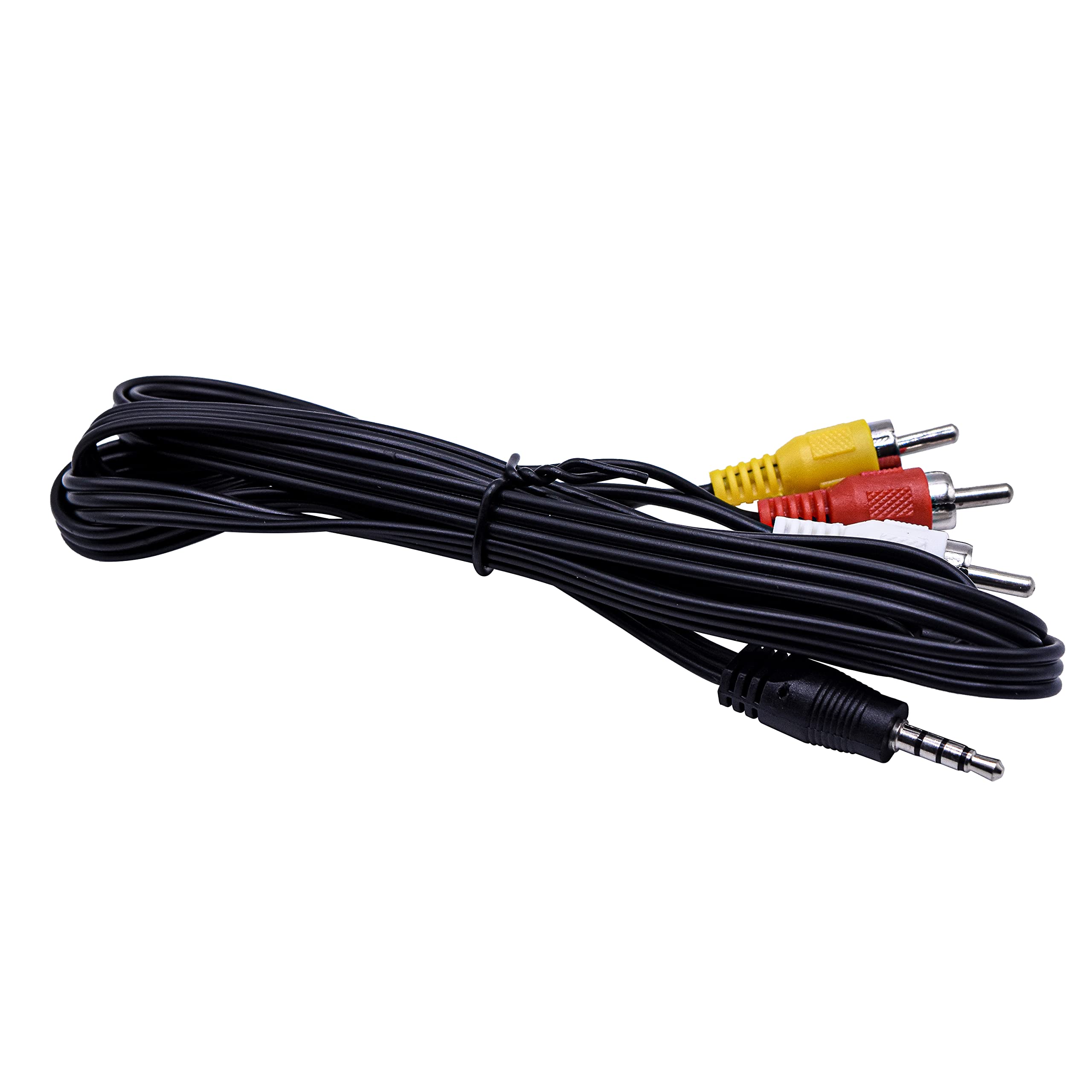 Alt View 2. HQRP - AV Audio Video Cable 3.5mm to 3 RCA for Canon JVC Panasonic PV-DV51 PV-DV52 PV-DV52D PV-DV52DS PV-DV52S Camcorder.