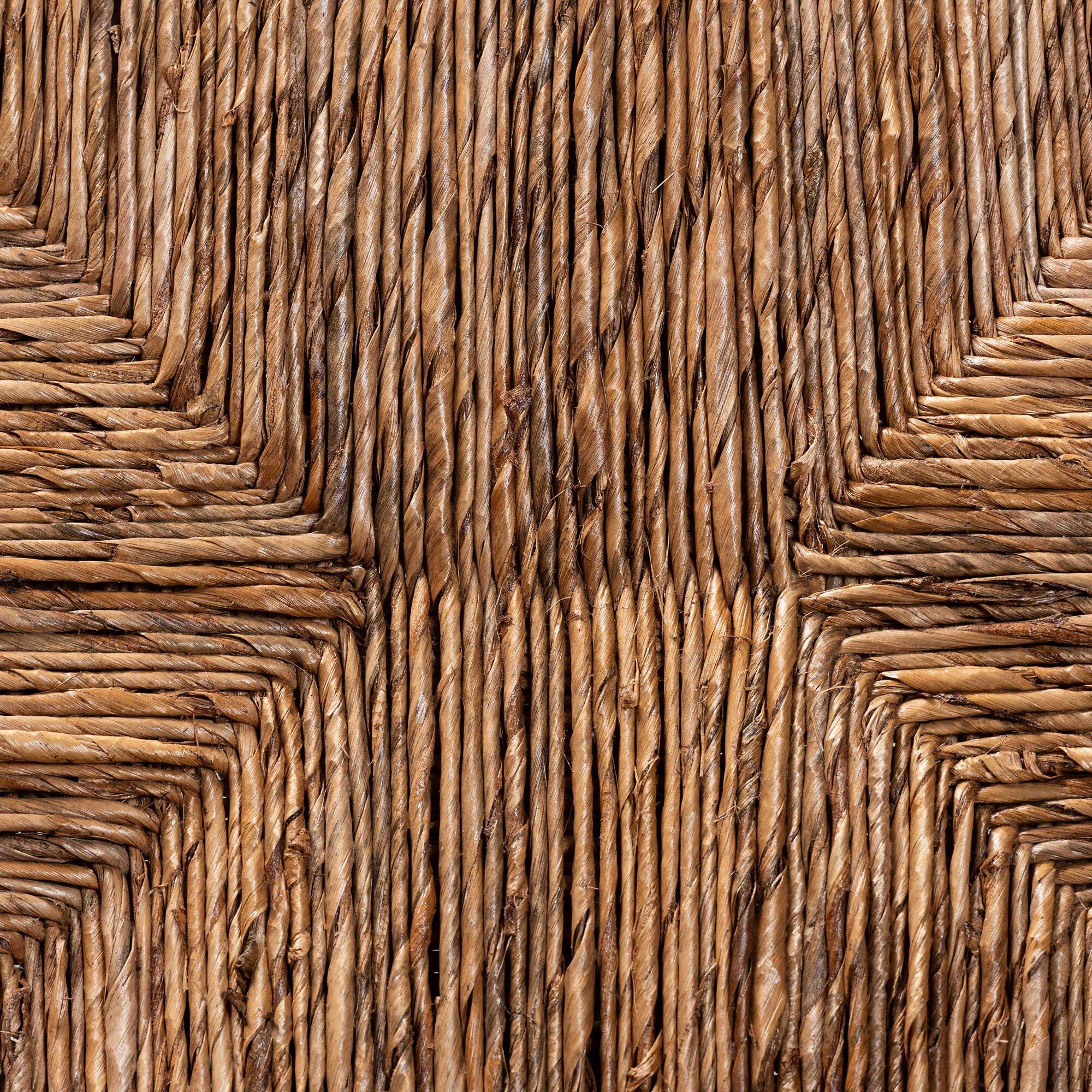 Alt View 3. bali & pari - bali & pari Dolores Woven Seagrass Armchair with Bobbin Frame - Acacia Brown/Natural Brown.