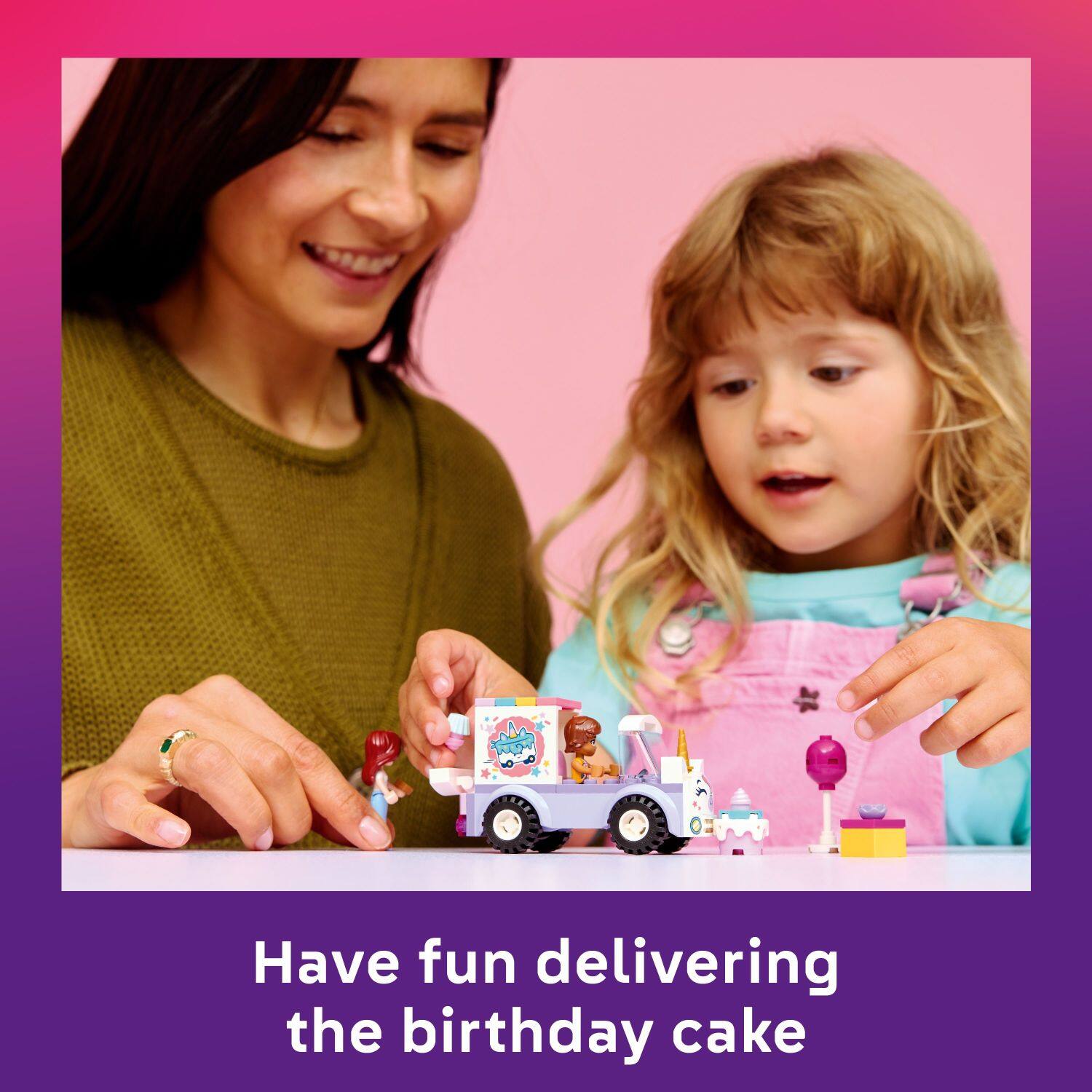 Have fun delivering the birthday cake