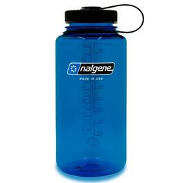 Nalgene - Sustain 32 oz. Wide Mouth Water Bottle - Blue/Black - Black/Blue