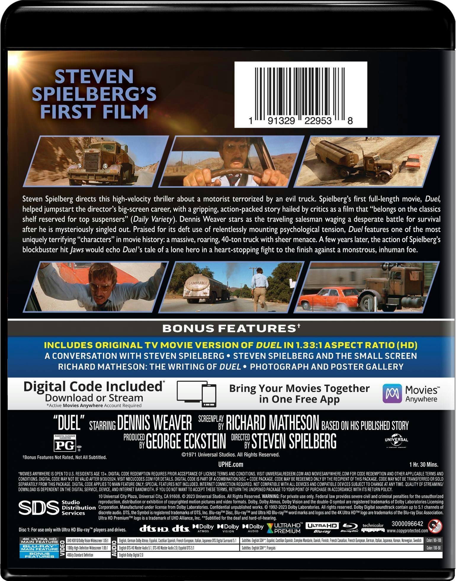 Back. Duel (4K Ultra HD + Blu-ray + Digital Download) [UHD].